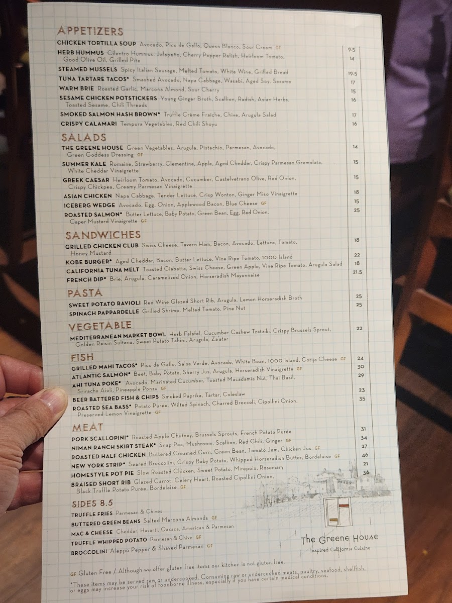 The Greene House Menu - Image 3